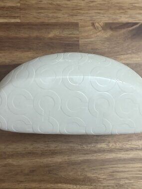 Coach Sunglasses Case Beige Signature Case Eyeglasses Hard Case Minimalist Y2K